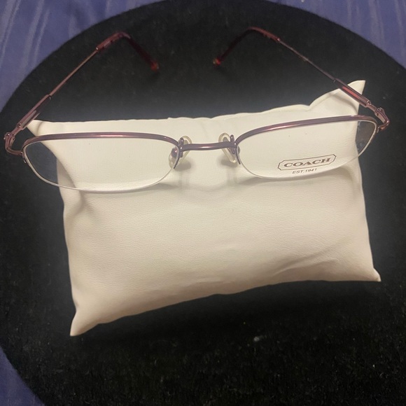 New - Red COACH Optical Frames - Picture 5 of 9